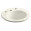 Brookline Circular Drop-In Bathroom Sink with Overflow-117407060-125662290