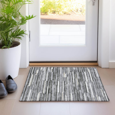 Premium Machine Washable Prisco Gray Rug