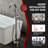 Sumerain Freestanding Bathtub Faucet, High Flow Single Handle Bathroom Floor Mount Tub Faucet With Handheld Shower-112298738