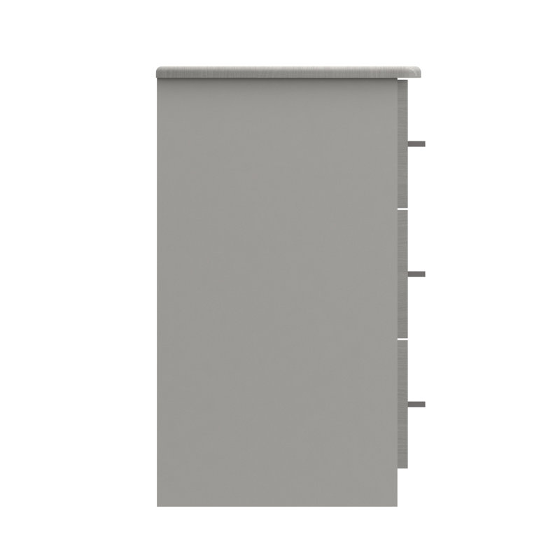 Alishma 39.8cm W Manufactured Wood Bedside Table, Light Grey