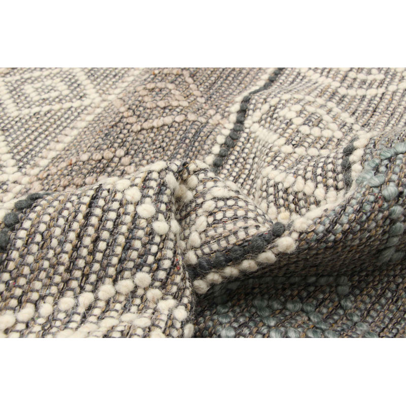 Demicheal Performance Hand Braided Wool Rug