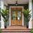 Indoor/Outdoor/Décor Artificial Tree UV Resistant Faux Palm Tree Plant in Pot in Basket in Planter
