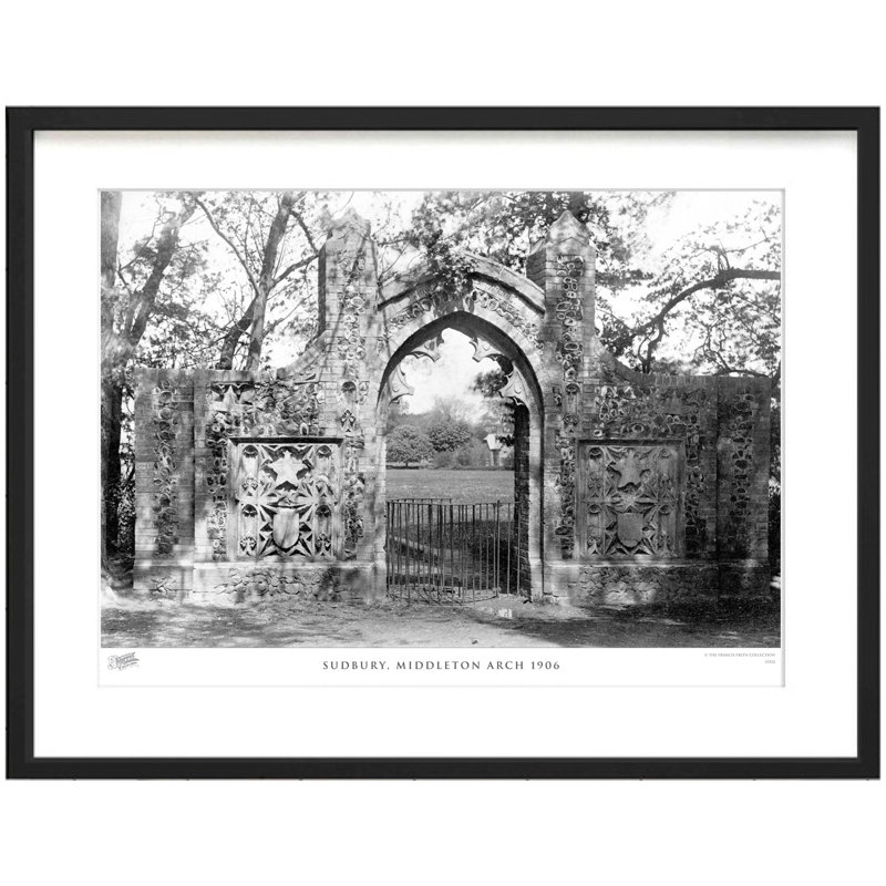 Sudbury, Middleton Arch 1906 by Francis Frith - Single Picture Frame Print, 28cm H x 36cm W x 2.3cm D