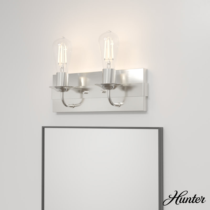 Perch Point 2 - Light Dimmable Vanity Light, Brushed Nickel