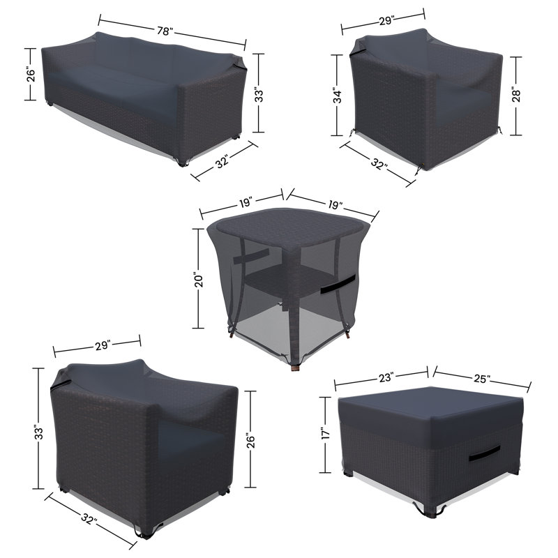 Rattan Sofa Seating Group Cover