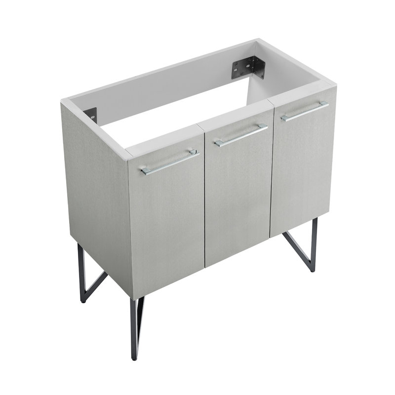 Meuble-lavabo de 36 po Annwick - armoire seulement, Gris