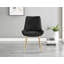 Anders Modern High Gloss Marble Effect Dining Table Set with 6 Luxury Velvet Dining Chairs-91736261-90277857