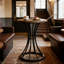 Table de bar - Bois d'ingénierie - 1 pièce - Table de bar - Brun - Design élégant
