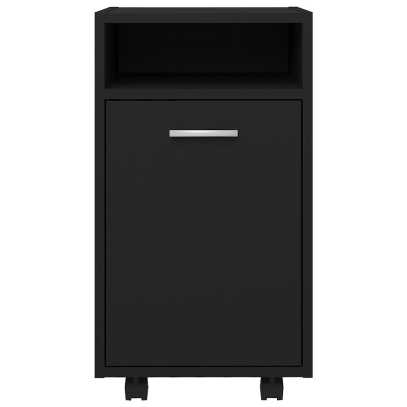 Makenzlie 33cm Wide File Cabinet, Black
