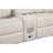 Lacrosse Modern Style Power Recliner Sectional With Bluetooth Speaker And LED Made With Wood & Metal In Beige-571694454
