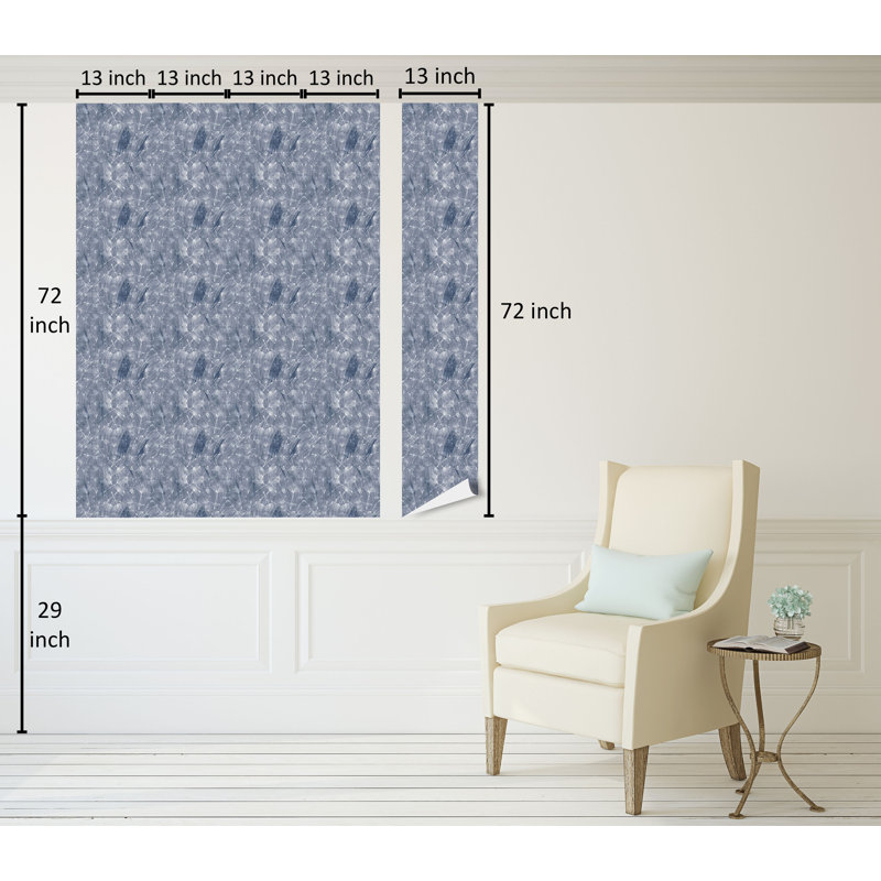 Nomi Roll, 72" L x 13" W, Purpleblue/Ceil Blue