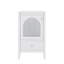 Meuble-lavabo de 20 po avec lavabo, armoire de salle de bain avec porte en verre