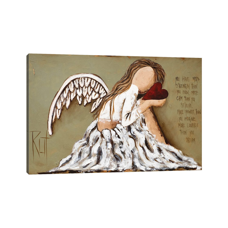 You Have More Strength - Graphic Art Print on Canvas, No Framed, 66.04 cm H x 45.72 cm W x 3.175 cm D