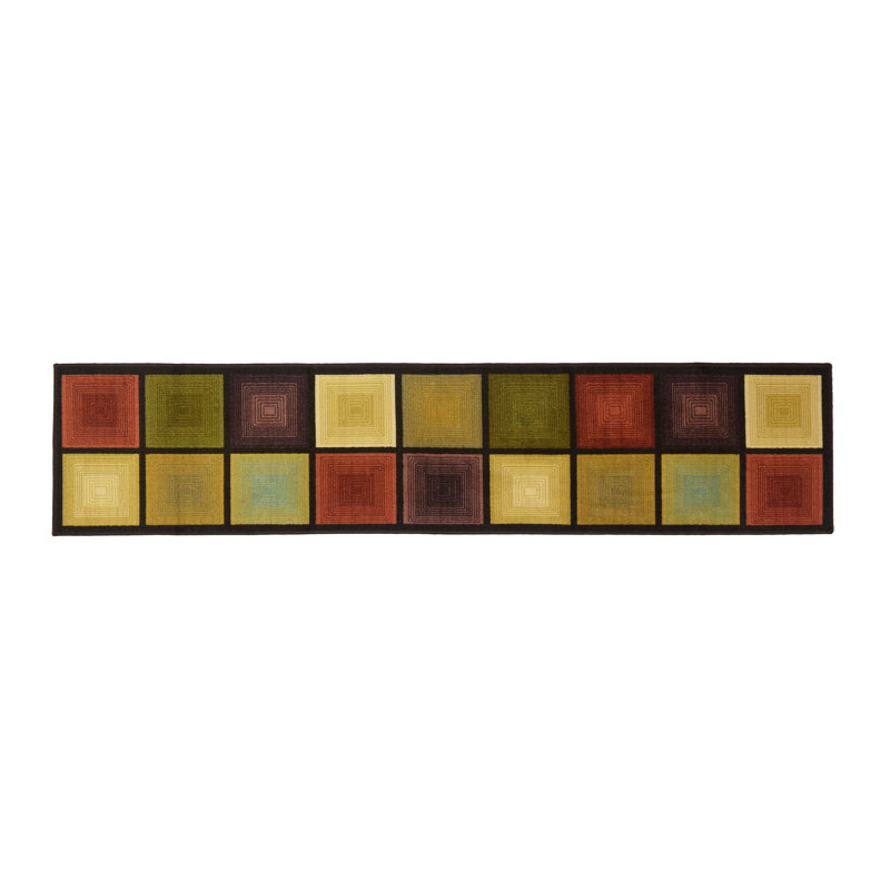 Geometric Indoor Rug, Runner 1'8" x 7'6"