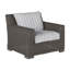 Méridienne rustique tissée - gris ardoise-70166296-63221115-62332847