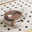 Small apartment round coffee table combination-105624271
