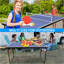 Ensemble de table de ping-pong pliable et portable de 4,5 pi avec filet et 2 raquettes de tennis de table pliable et portable