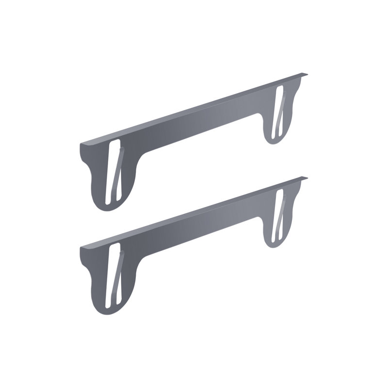 Summit Appliance  Pair of Stainless Steel Stove Gap Fillers, 5" H x 23.44" W x 0.75" D