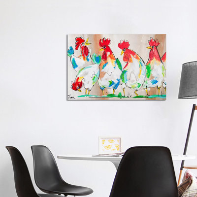 Brothers - Wrapped Canvas Painting