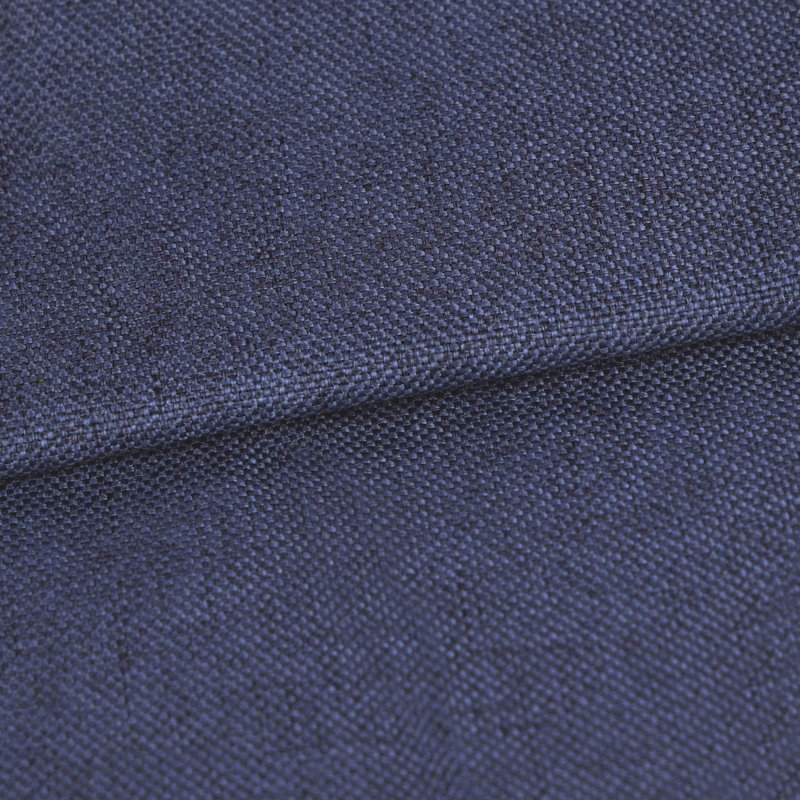 Custom Size 2" H Cushion Cover, Slipcover Replaceable Bench/Chair Window Seat Cushion Cover Only, 54" W x 24" D, Dark Blue