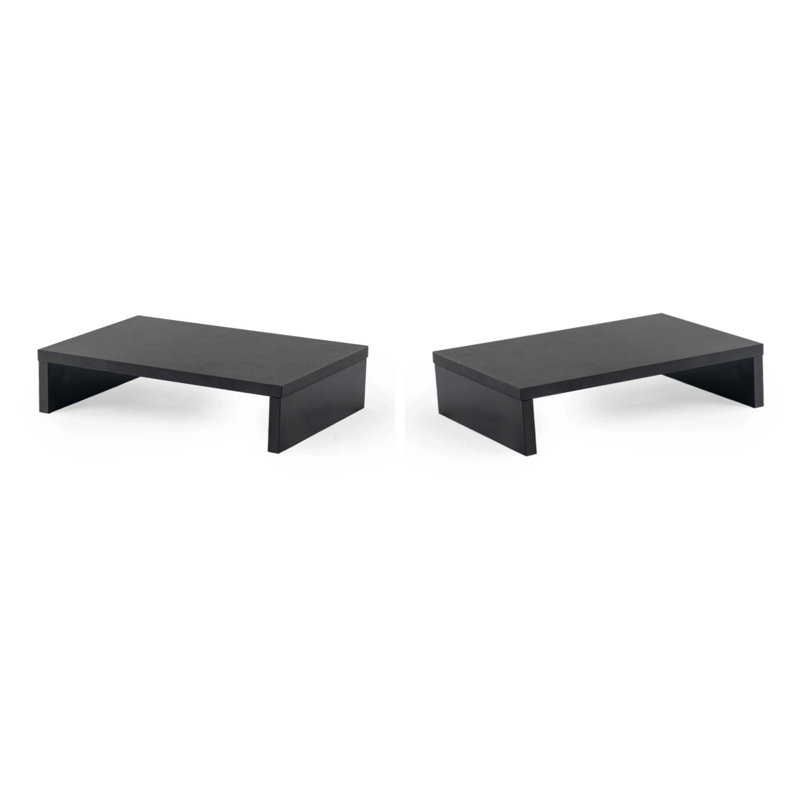 Shonnita Manufactured Wood Monitor Stand, Black