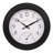 La Crosse Clock 8 in. Colby Indoor/Outdoor Analogue Quartz Wall Clock with Temperature