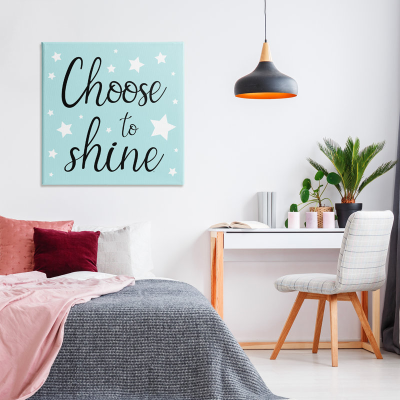 Art mural sur toile Choisissez de briller les étoiles par Martina Pavlova, H 36 po x l 36 po