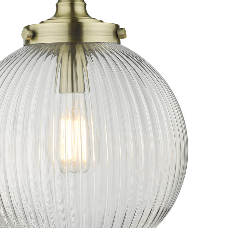 Bryce 1 - Light Sphere Pendant, Nickel