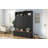 76.7''H Farmhouse Hall Tree With Bench And Cabinet, 4-In-1 Entryway Bench With Coat Rack, Modern Entryway Storage Organizer  With Open Cubbies & Hooks For Hallway, Entryway, Living Room-1357695727