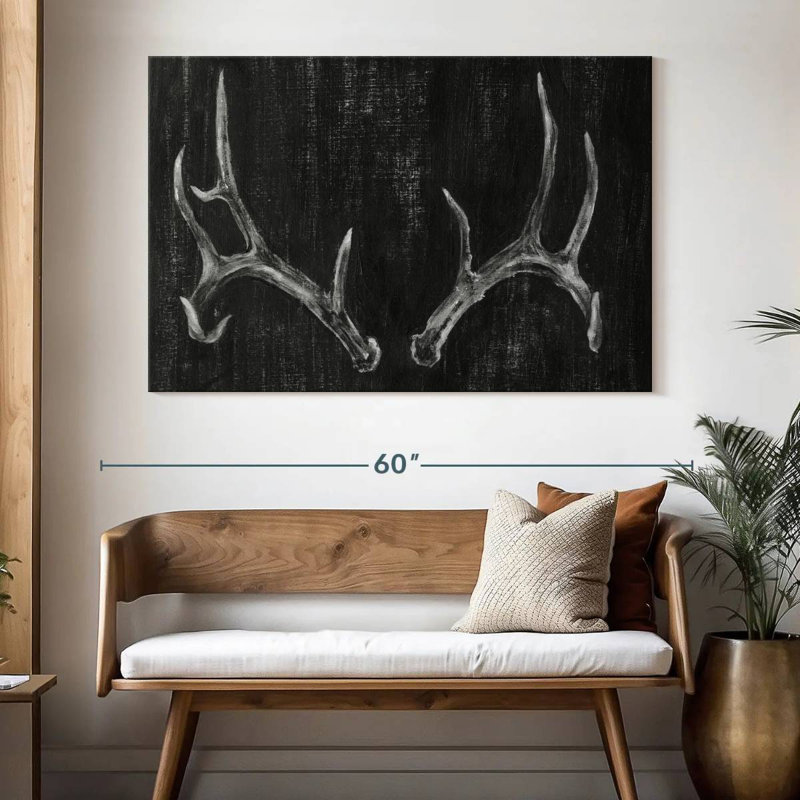 Senne Rustic Antlers I, 34" H x 51" W