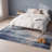 Gresham Modern Distressed Solid Navy Teal Blue Gray Cream Pink Machine Washable Non-Slip Low Pile Indoor Outdoor Pet Friendly Living Room Bedroom Dining Room Entryway Hallway Office Area Rug-701206486