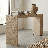 Elegant Waterfall Design Sofa Table - Concealed Drawer Storage For Hallway & Entryway-1817850952