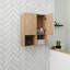  Rangement de salle de bain flottant de 24 po avec porte à fermeture en douceur-658251857
