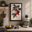 Pomegranate Branch Japandi - Wrapped Canvas-510215228-510215230