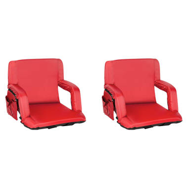 Home-Complete Stadium Seats - Bleacher Cushion Set with Padded