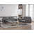 Polyester gris clair est en rupture de stock