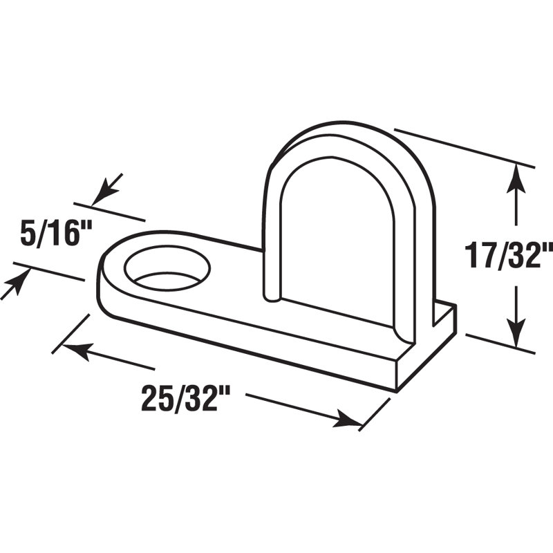 Pince pour fenêtre de fenêtre en zinc moulé sous pression Prime-Line