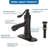 Single-Hole Single-handle Bathroom Faucet with Drain Assembly-63596482