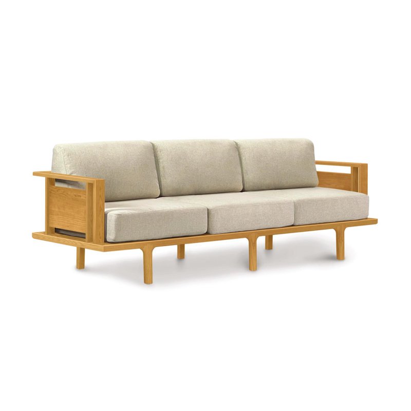Sierra Sofa, Natural Cherry, Nile 100% Polyester