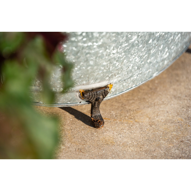 Keltner Metal Pot Planter, 31cm H x 78.5cm W x 42.5cm D