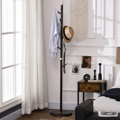Gainell Freestanding 6 - Hook Coat Rack