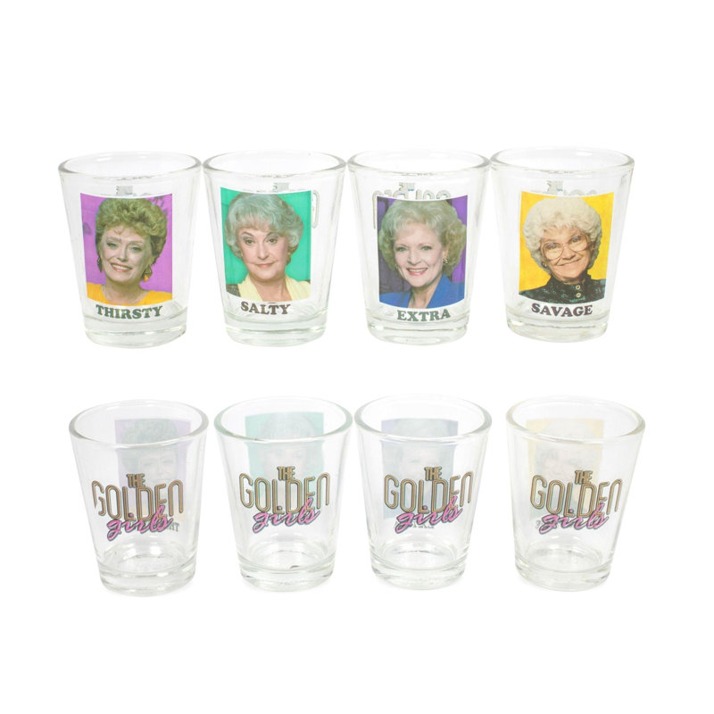 Ensemble de verres 4 pièces The Golden Girls Thirsty Salty