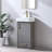 18" Mini Gray Modern Free-standing Single Bathroom Vanity Set