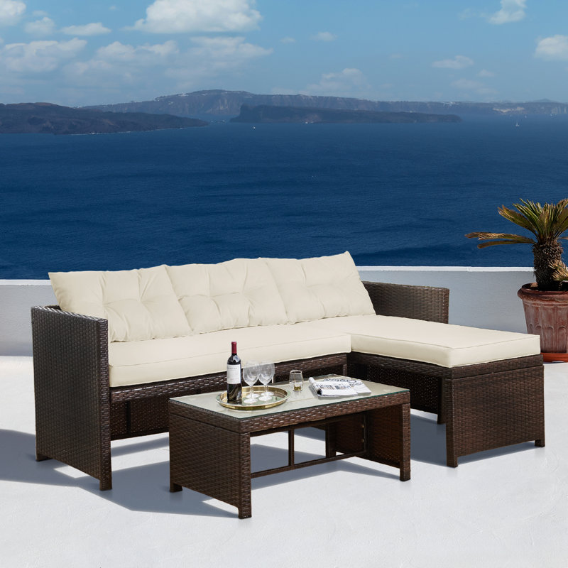 3 - Person Seating Group with Cushions