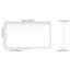 Miroir de salle de bain 60 po x 36 po