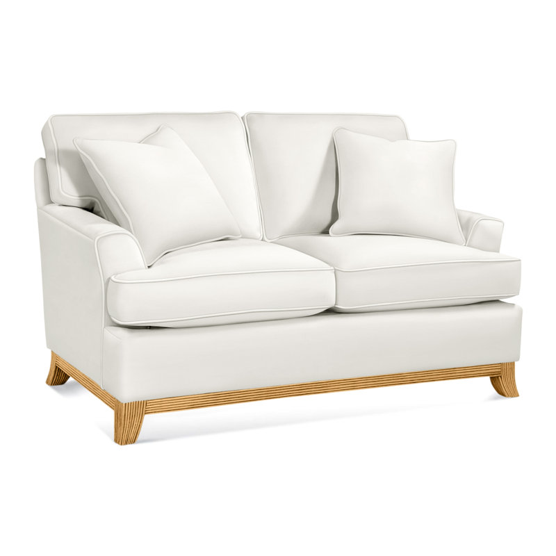 Oaks Way Loveseat, Elite Ivory; 0321-91, Graystone Finish