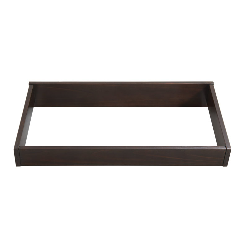 Plateau à langer universel (prêt à assembler) pour commode 3 tiroirs, Espresso