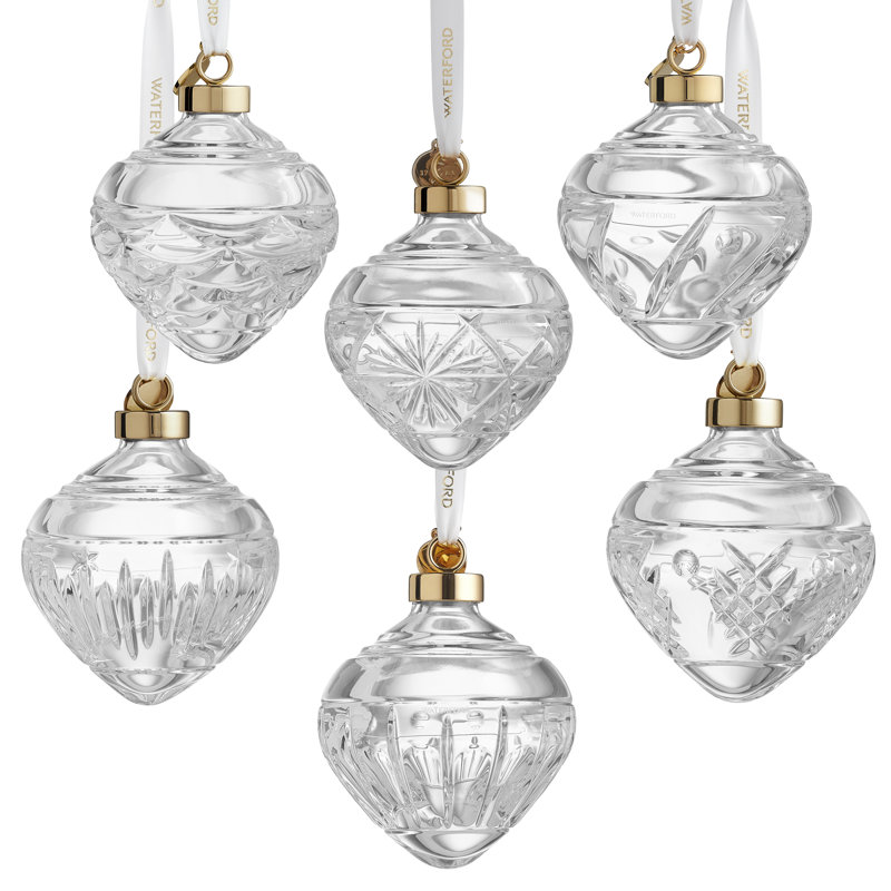 Winter Wonders Baubles Holly, Set of 6