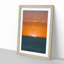 Sunrise Horizon in Abstract - Framed Print-55727844-55727843