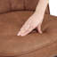 Tabouret de comptoir pivotant en bois massif H 26 po Condredge-271047760